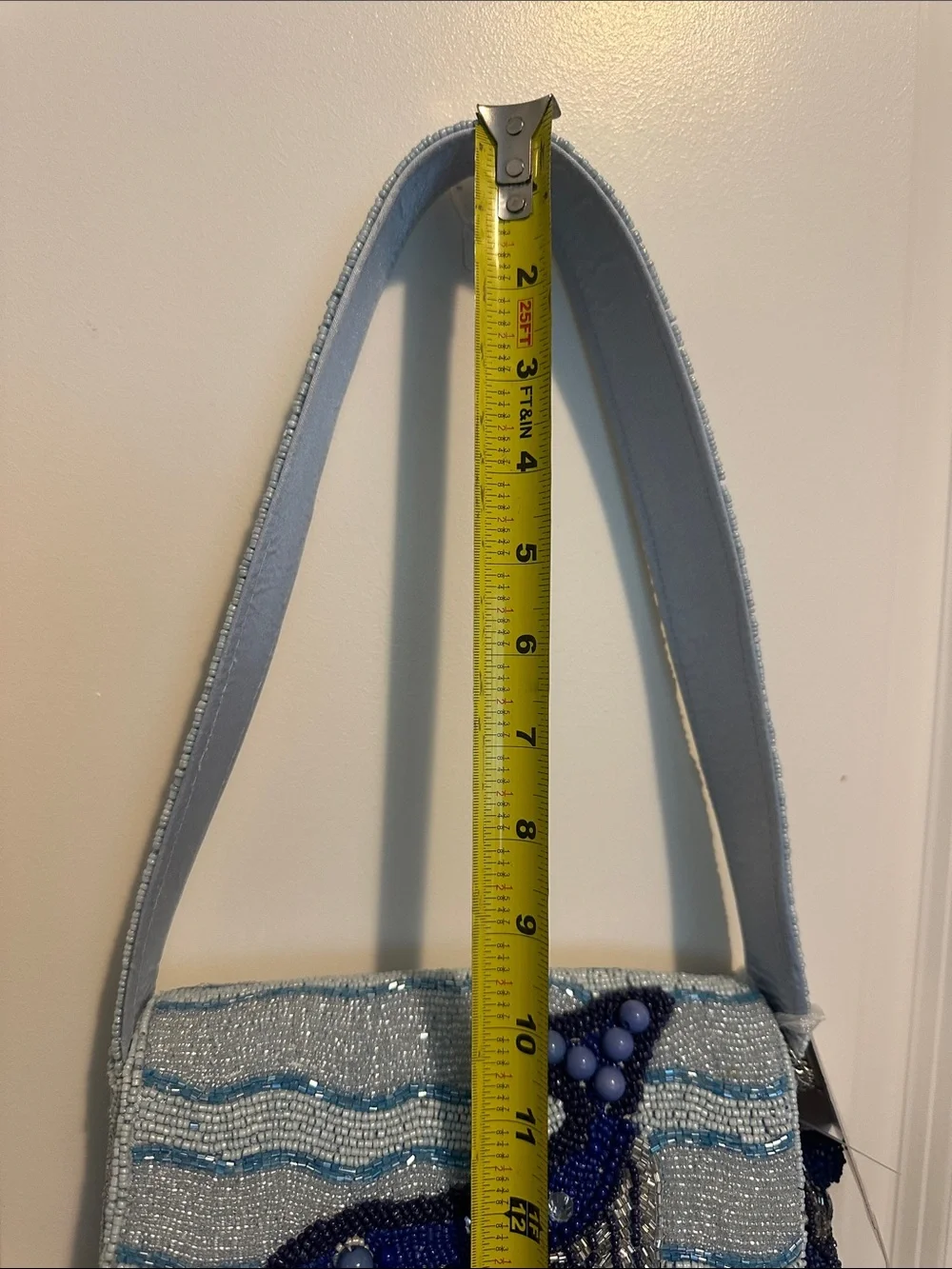 NEW RELEASE Made In India Beaded Blue Whale Bag With Charm NWT